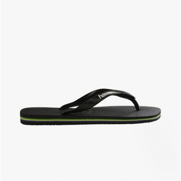 Havaianas HAV BRASIL LOGO Mens Flip Flops Black