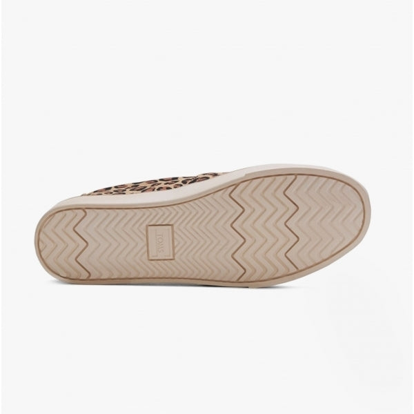 TOMS ALPARGATA CUPSOLE PRINTED Womens Cotton Slip On Shoes Black