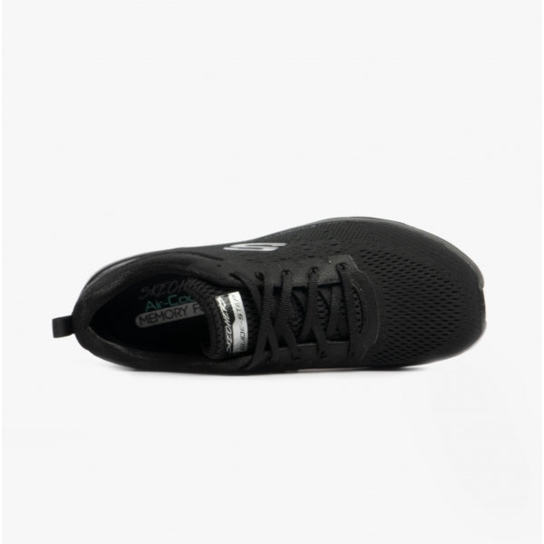 Skechers 149556/BKW GLIDE-STEP SPORT-NEW FACETS Womens Lace-Up Trainers Black/White