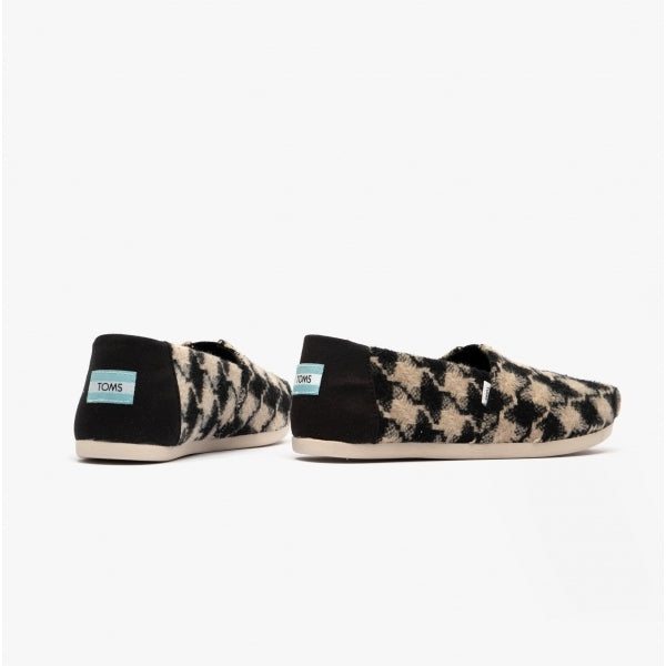ALPARGATA Womens Espadrille Black/White