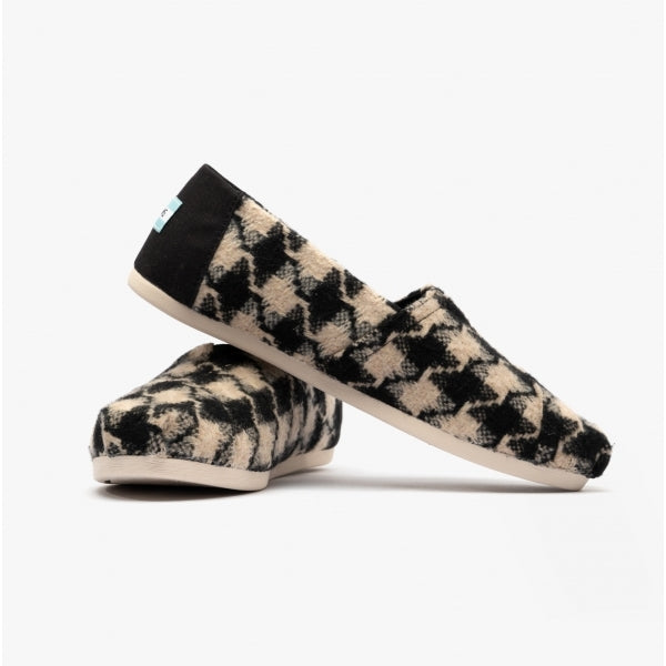 ALPARGATA Womens Espadrille Black/White