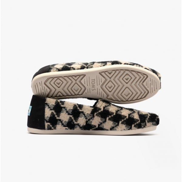 ALPARGATA Womens Espadrille Black/White