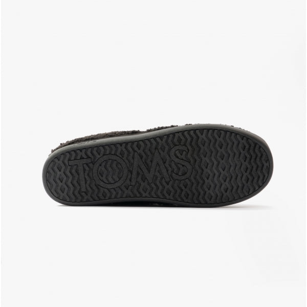 EZRA SHEARLING Womens Slippers Black