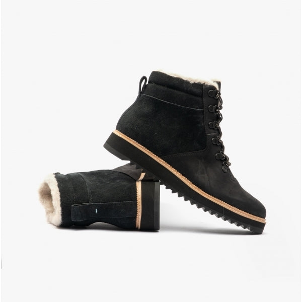 MOJAVE Womens Suede Waterproof Boots Black