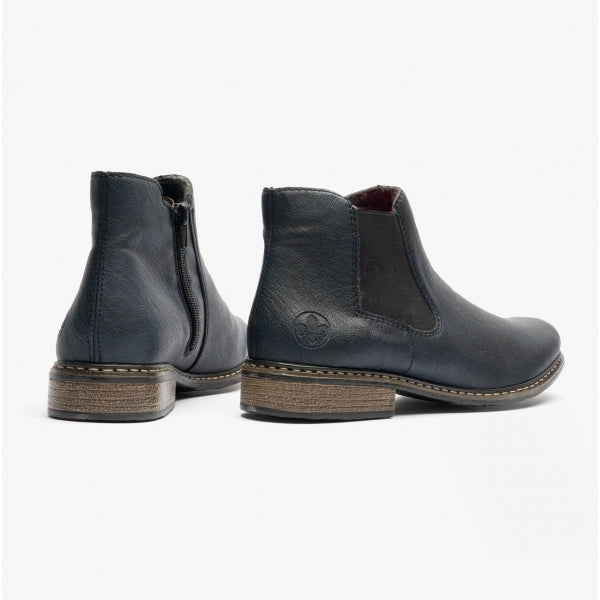 Z4994-14 Womens Chelsea Boots Blue
