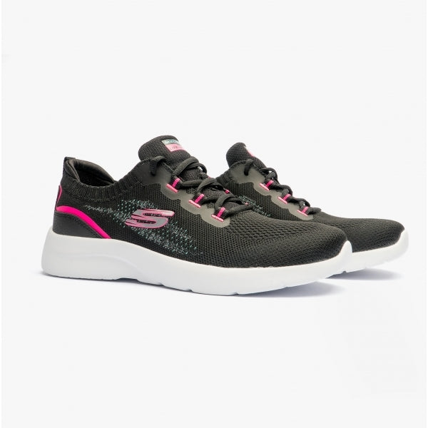 Skechers 149546/BKPK DYNAMIGHT 2.0-DAYTIME STRIDE Womens Trainers Black