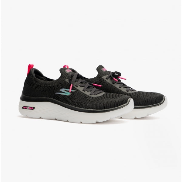 Skechers 124585/BKMT GO WALK HYPER BURST-MOON WA Womens 0 Trainers Black/Multi