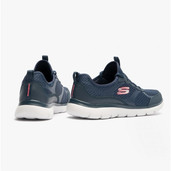 Skechers 149535/NVY SUMMITS-FREE CLASSICS Womens Lace-Up Trainers Navy