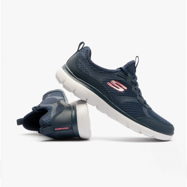 Skechers 149535/NVY SUMMITS-FREE CLASSICS Womens Lace-Up Trainers Navy