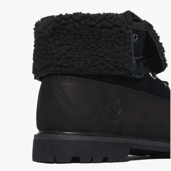 Timberland AUTHENTIC FOLD DOWN Womens Boots Black Nubuck