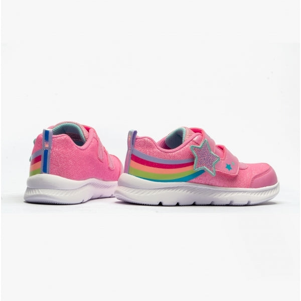 Skechers 302711N/PNK COMFY FLEX 2.0-STARRY SKIES Girls Trainers Pink