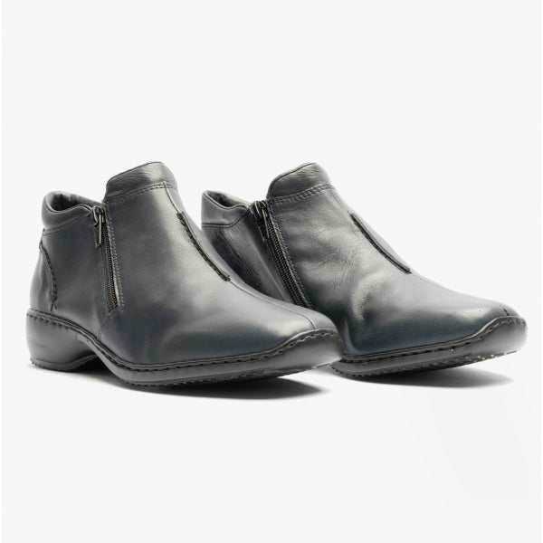 L3882-15 Womens Leather Boots Black