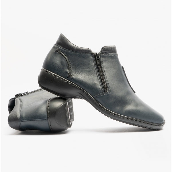 L3882-15 Womens Leather Boots Black