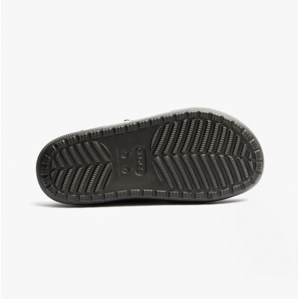 Crocs 207446-060 CLASSIC COZZZY Unisex Sliders Black