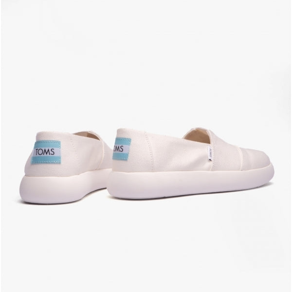 ALPARGATA MALLOW Womens Chunky Slip-On Espadrilles White