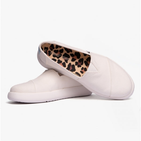 ALPARGATA MALLOW Womens Chunky Slip-On Espadrilles White