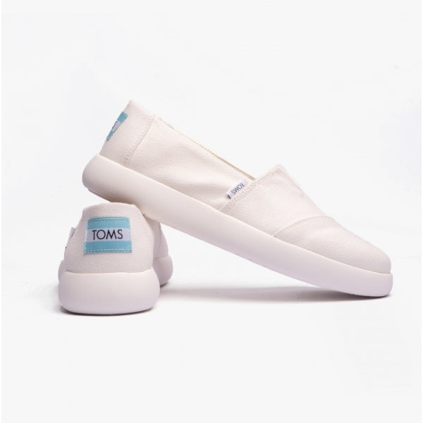 ALPARGATA MALLOW Womens Chunky Slip-On Espadrilles White