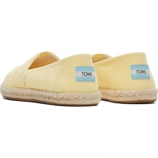 ALPARGATA ROPE Womens Slip-On Canvas Espadrilles Yellow