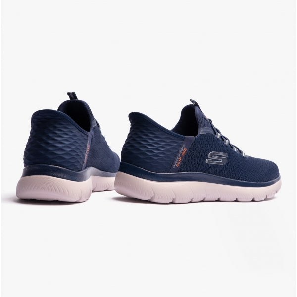 Skechers 232457/NVY SUMMITS - HIGH RANGE Mens Bungee Lace Trainers Navy