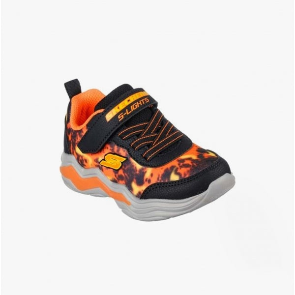 Skechers 400124N/BKOR ERUPTERS IV - ROLDEN Boys Trainers Black/Orange