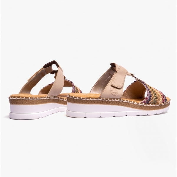 V1243-90 Womens Mules Multi