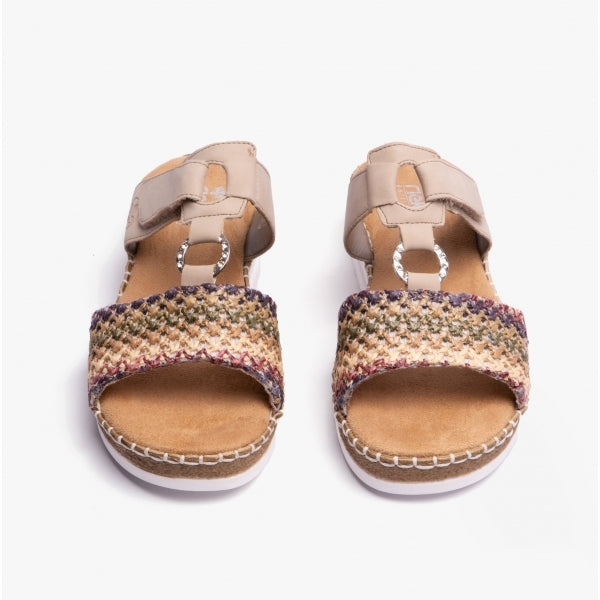 V1243-90 Womens Mules Multi