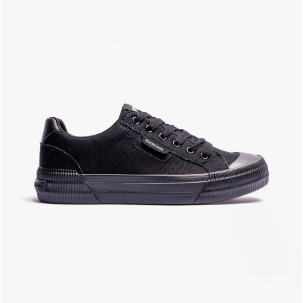 Rocket Dog CHEERY Womens Canvas Trainers Black