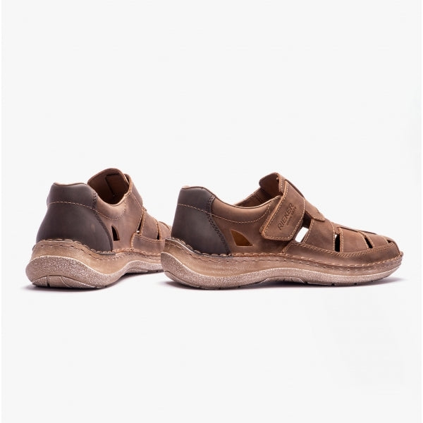 Rieker 03078-25 Mens Fisherman Sandals Brown