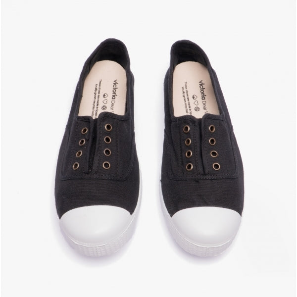 Victoria 1915 INGLESA DREC Womens Canvas Pumps Black