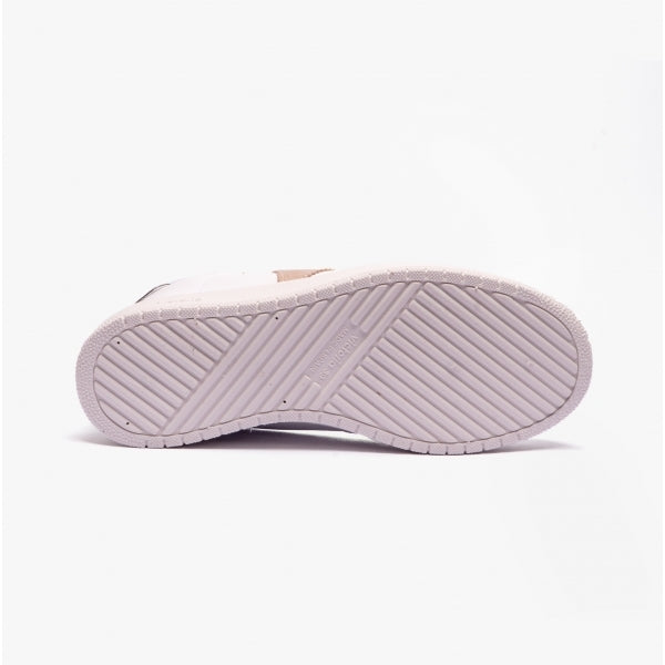 MADRID CONTRAST FAUX LEATHER Womens Trainers Taupe