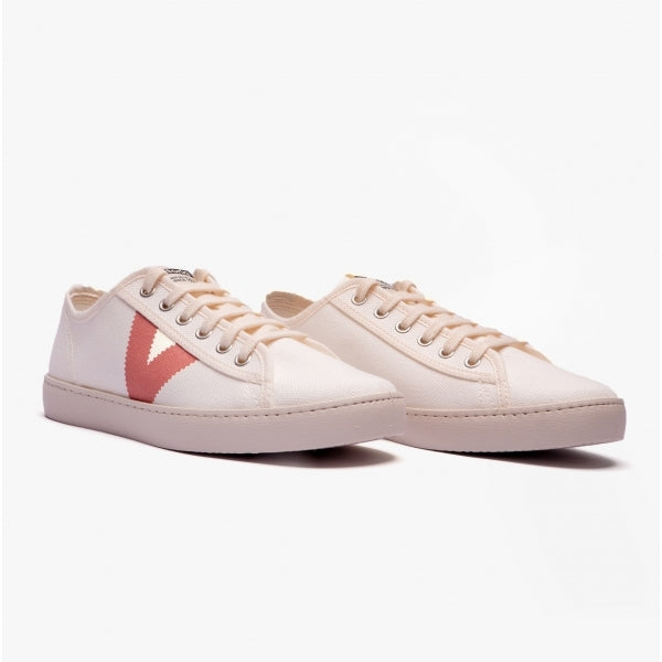BERLIN ECO CONTRAST CANVAS Womens Trainers White/Rose
