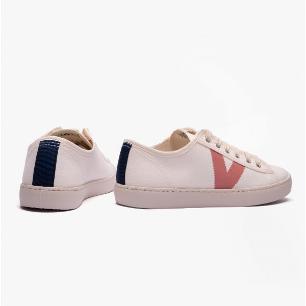 BERLIN ECO CONTRAST CANVAS Womens Trainers White/Rose