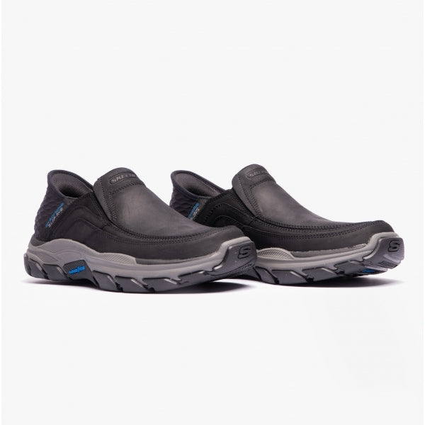 Skechers 204810/BLK RESPECTED-ELGIN Mens Shoes Black