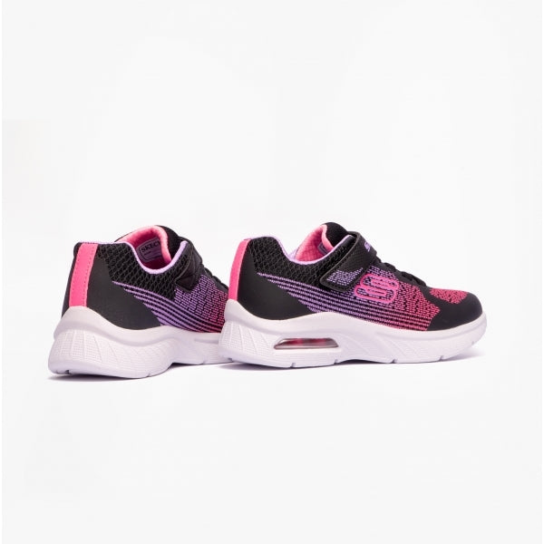 Skechers 303610L/BKLV MICROSPEC MAX PLUS-OMBRE DAYS Girls Trainers Black/Lavender