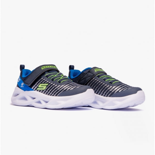 Skechers 401650N/NVBL TWISTY BRIGHTS - NOVLO Boys Trainers Blue