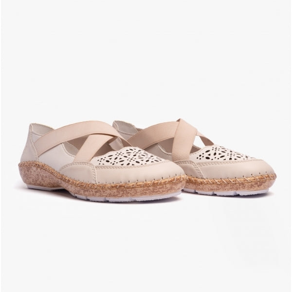 44853-60 Womens Shoes Beige