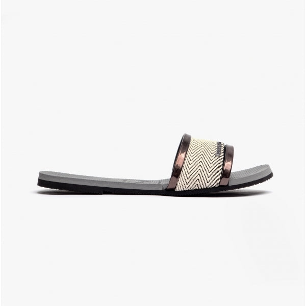 Havaianas HAV YOU TRANCOSO PREMIUM City Womens Sliders Sand Grey
