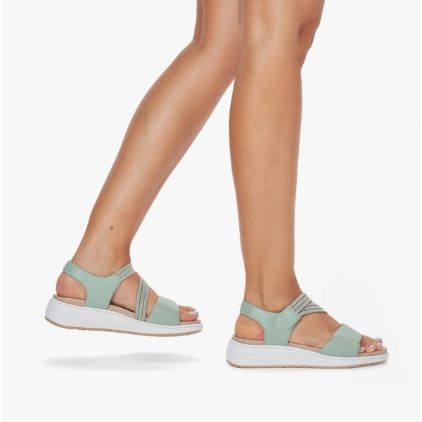 64353-52 Womens Sandals Green