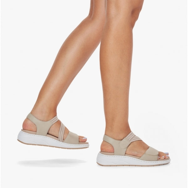 64353-62 Womens Sandals Beige