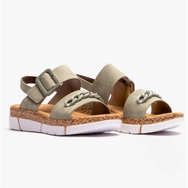 V2350-52 Womens Sandals Green