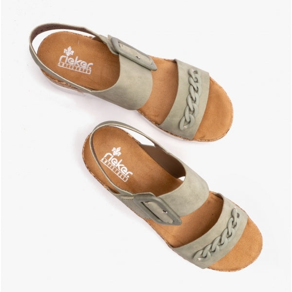 V2350-52 Womens Sandals Green