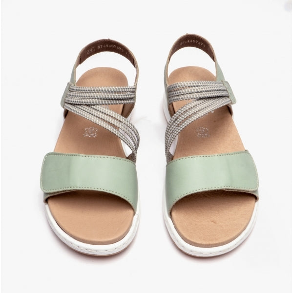 64353-52 Womens Sandals Green