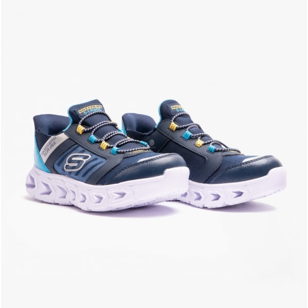 Skechers 403843L/NVBL HYPNO-FLASH 2.0 - ODELUX Boys Trainers Blue
