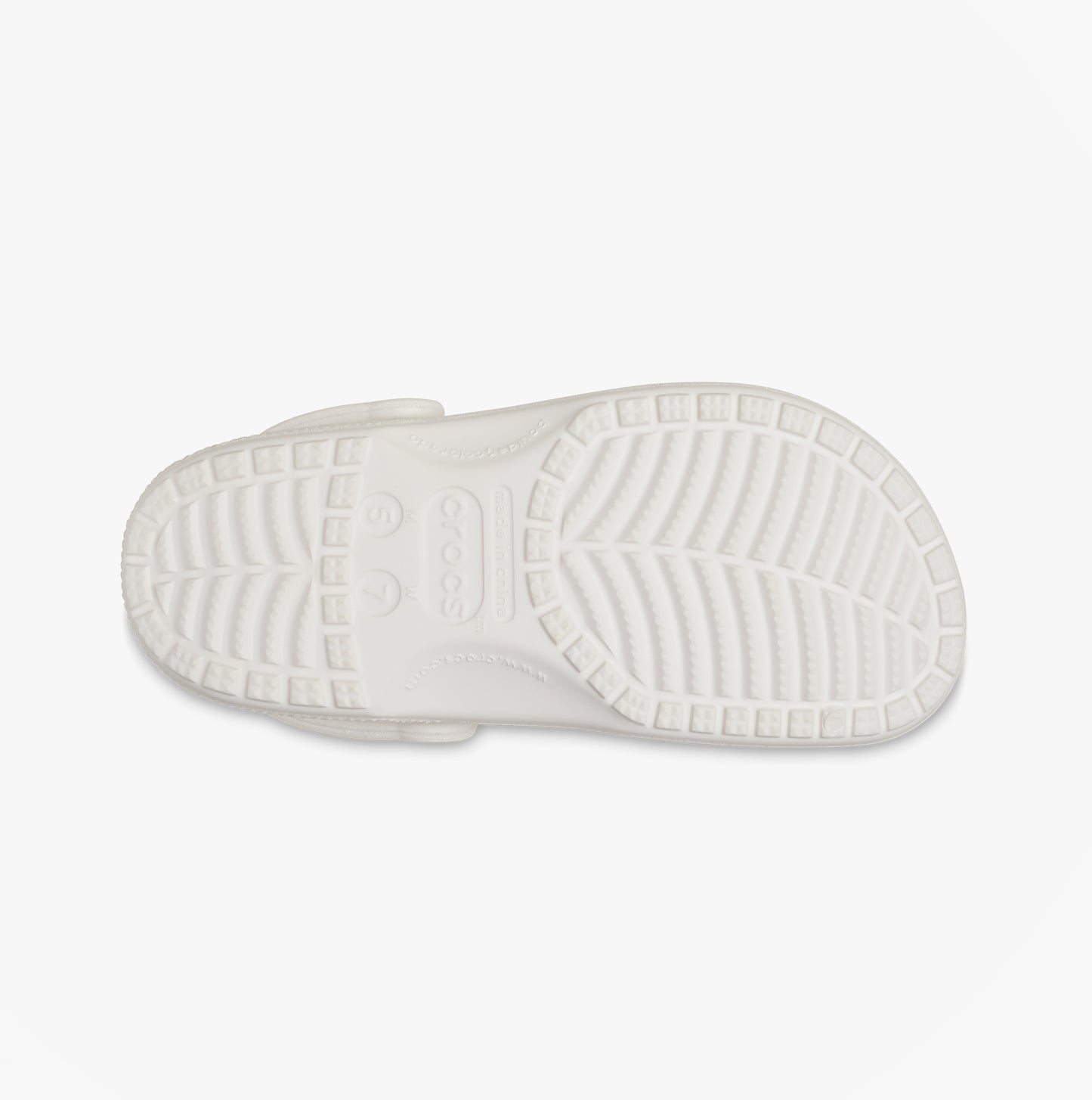 Crocs CLASSIC GLITTER Unisex Adults Clogs White