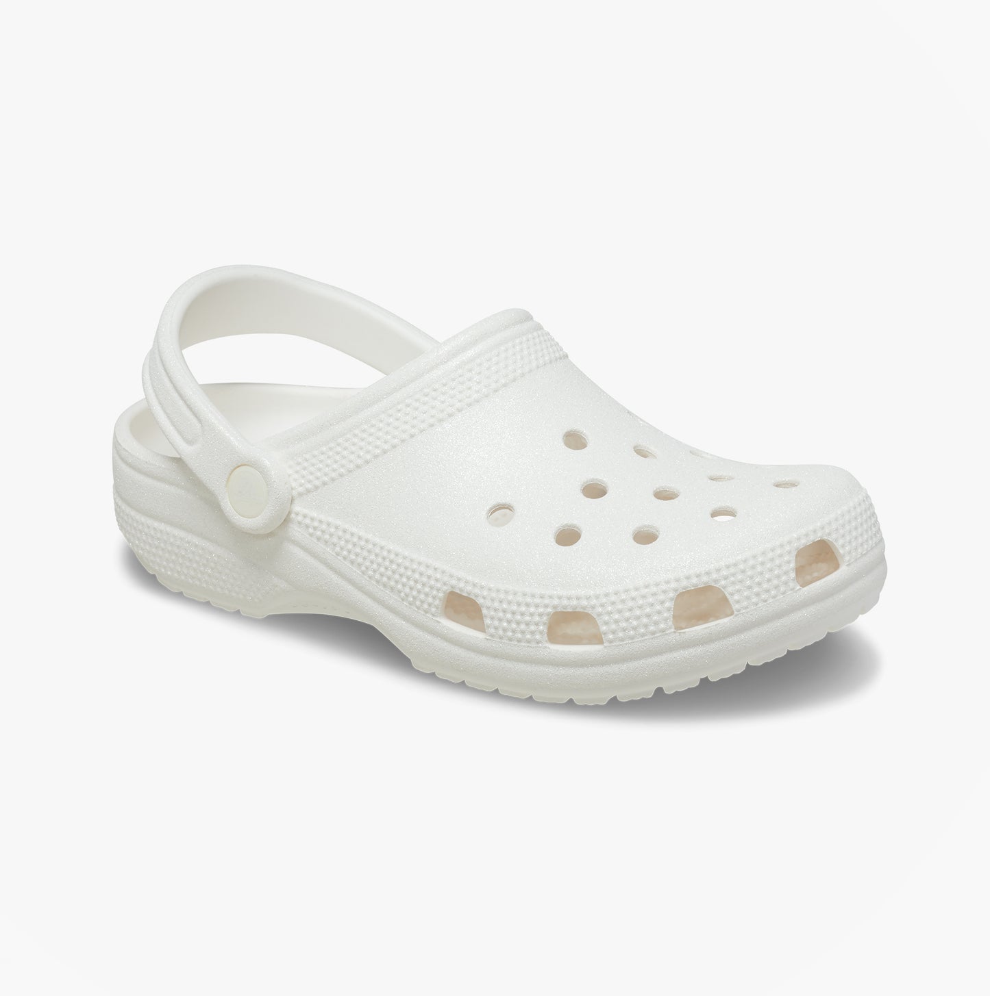 Crocs CLASSIC GLITTER Unisex Adults Clogs White