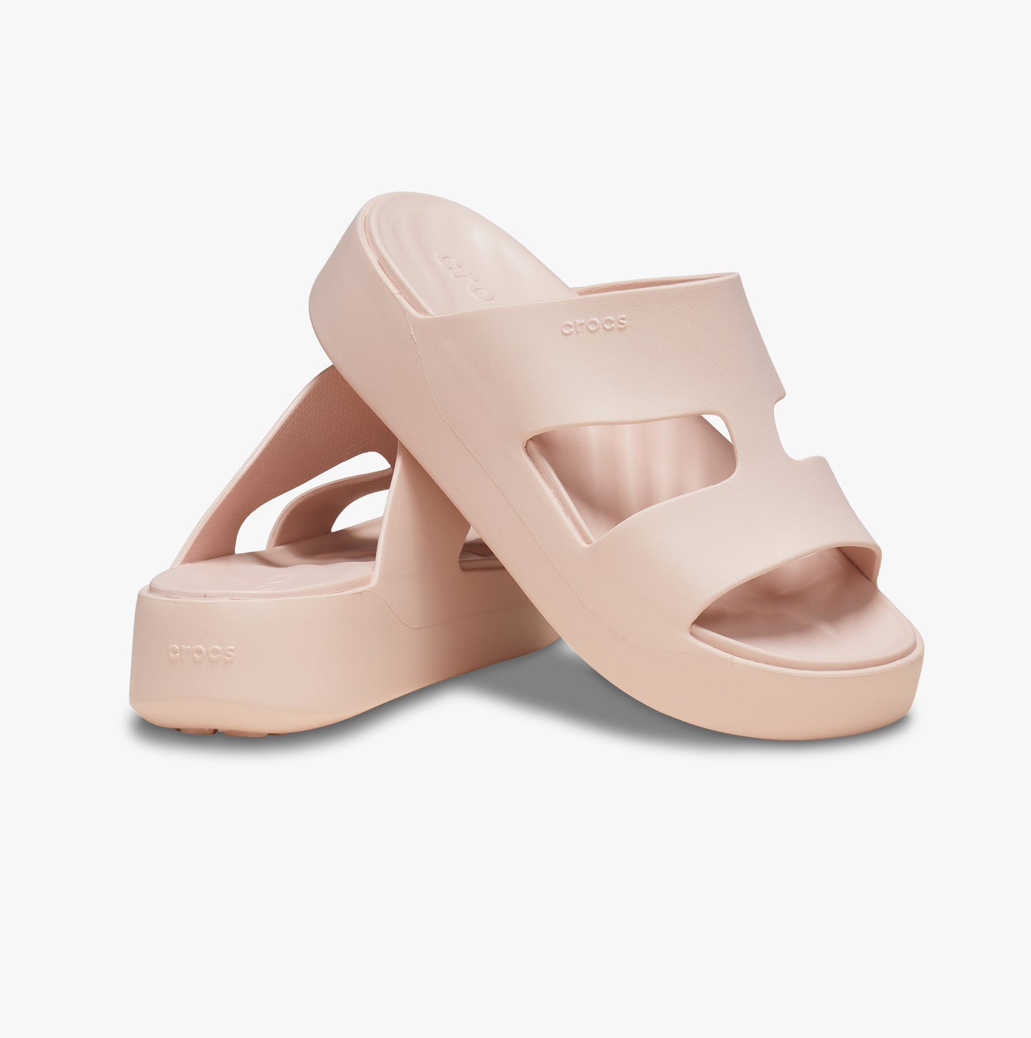 Crocs GETAWAY PLATFORM Womens Sliders Quartz