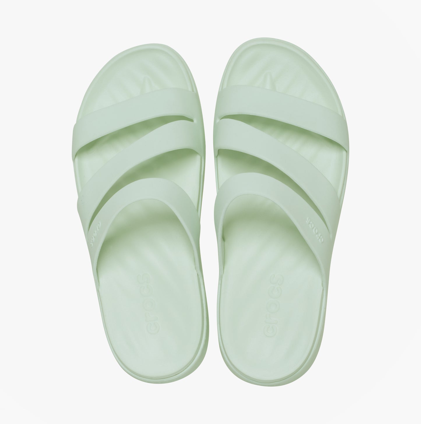 Crocs GETAWAY STRAPPY Womens Sliders Mint Tint