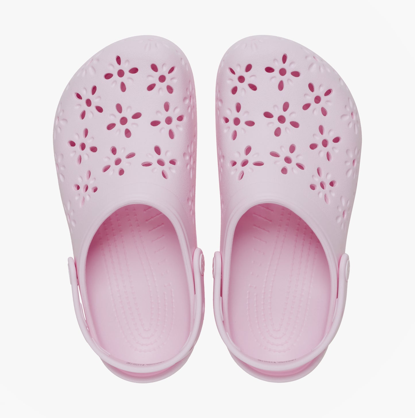 Crocs 210927 CLASSIC FLORAL CUT OUT Womens Clogs Pink