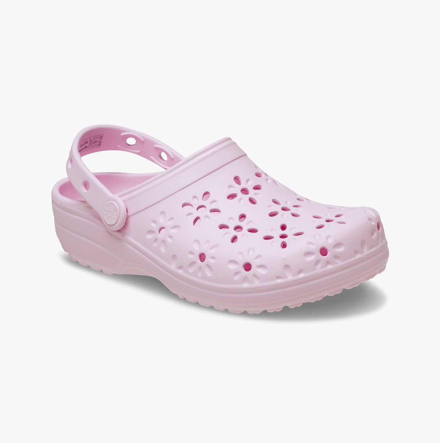 Crocs 210927 CLASSIC FLORAL CUT OUT Womens Clogs Pink