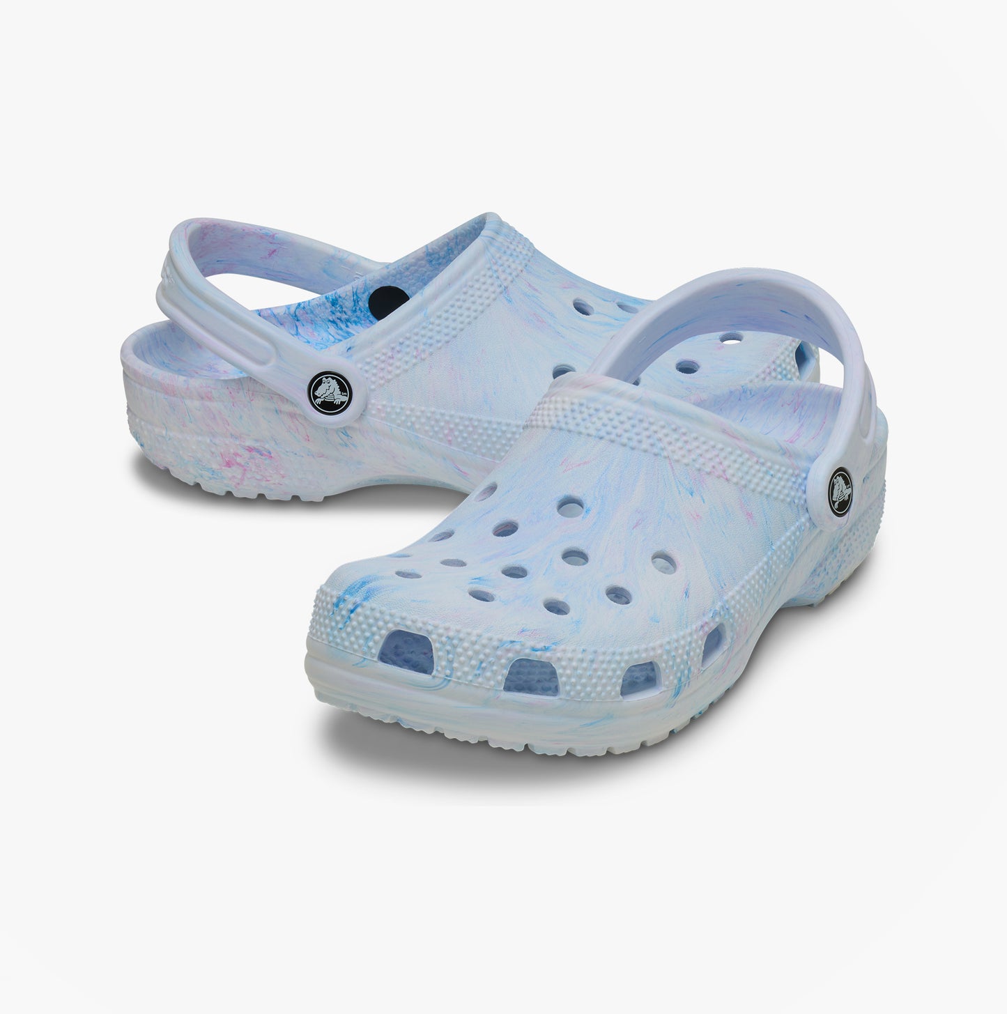 Crocs 211583 WATERCOLOR MARBLED Womens Clogs Oxygen Swirl